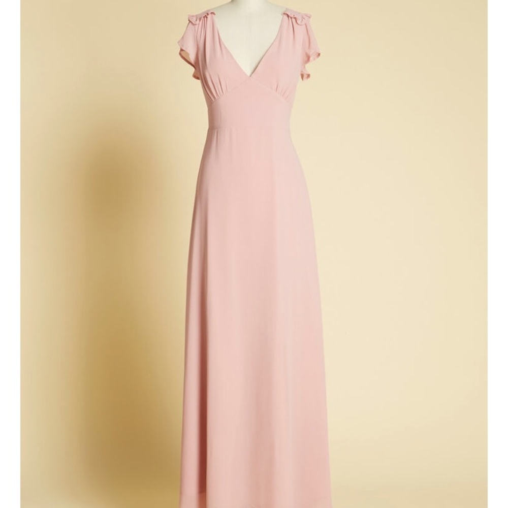 Pink Mod Cloth floor-length dress